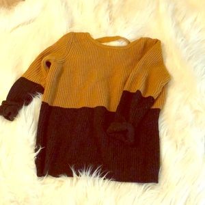 Cute colorblock sweater!